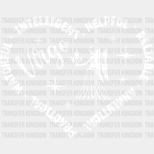 Virgo Heart Design - Zodiac & Horoscopes Dtf Heat Transfer Unisex S M (10’’) / Light Color See