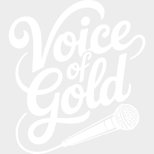 Voice Of Gold - Music DTF Transfers - Adult Unisex - S & M (10’’) / Light Color Design (See Imaging)