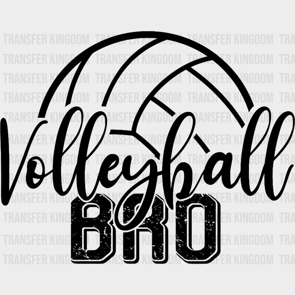 Volleyball Bro - Volleyball DTF Transfers transfer-kingdom Dark Color Design (See Imaging)