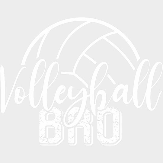 Volleyball Bro - Volleyball DTF Transfers transfer-kingdom Light Color Design (See Imaging)