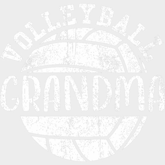 Volleyball Grandma B&W Design - Volleyball DTF Transfers Adult Unisex - S & M (10’’) / Light Color Design (See Imaging)