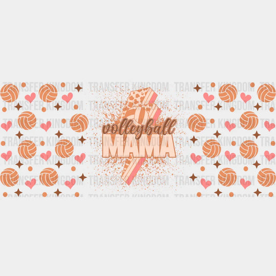 Volleyball Mama - Cup Wrap Uv Sticker Permanent Dtf Decal