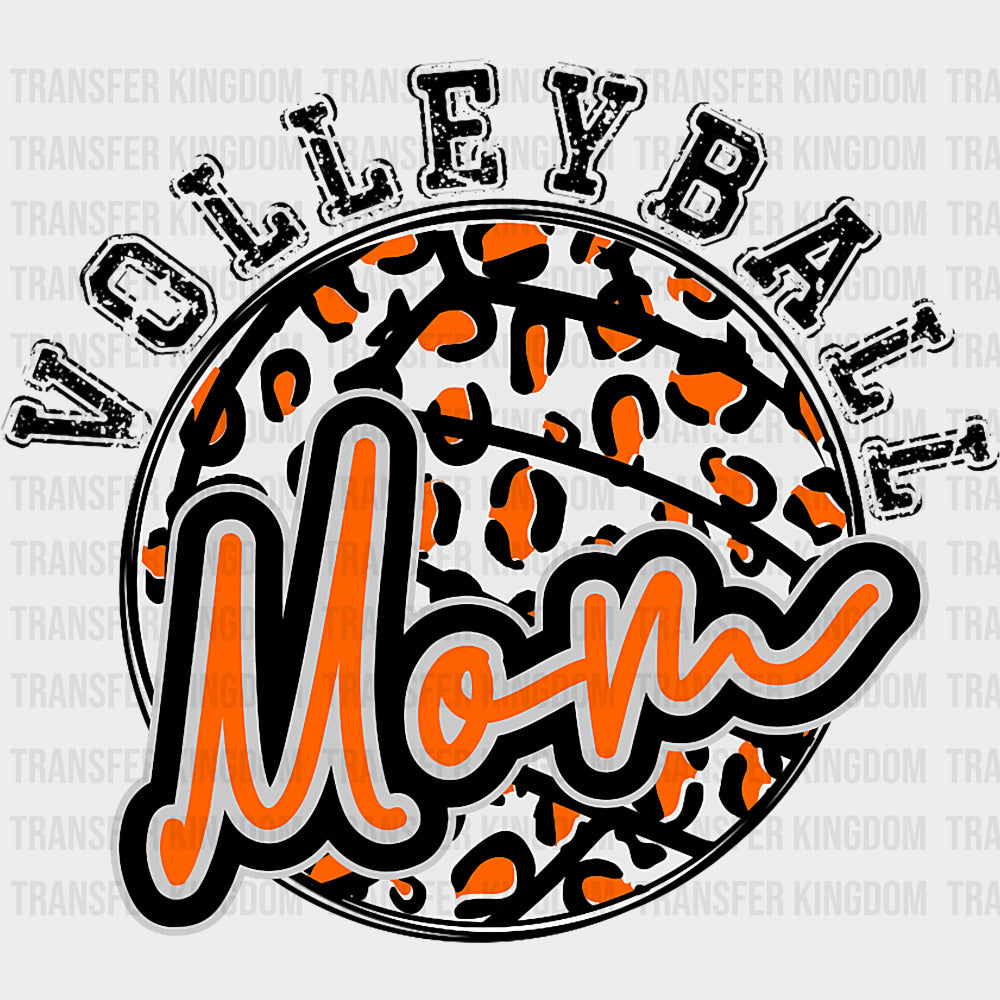 Volleyball Mom - Volleyball DTF Transfers transfer-kingdom Dark Color Design (See Imaging)