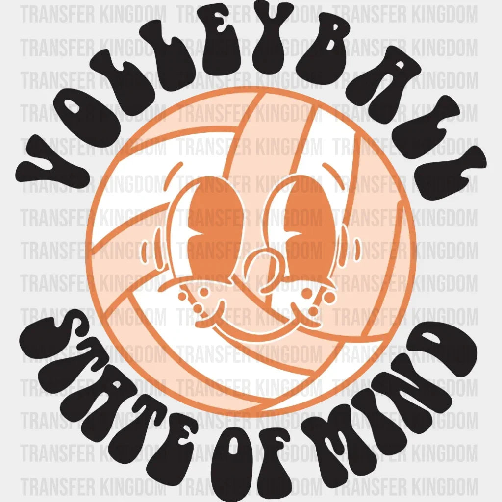 Volleyball State Of Mind Dtf Transfer