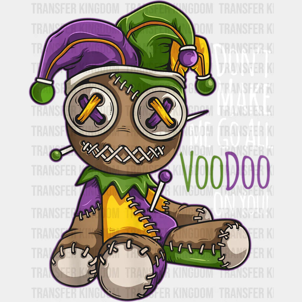 Voodoo Mardi Gras Design- Dtf Heat Transfer