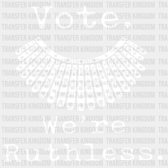 Vote. Were Ruthless Design - Dtf Heat Transfer Unisex S & M ( 10 )