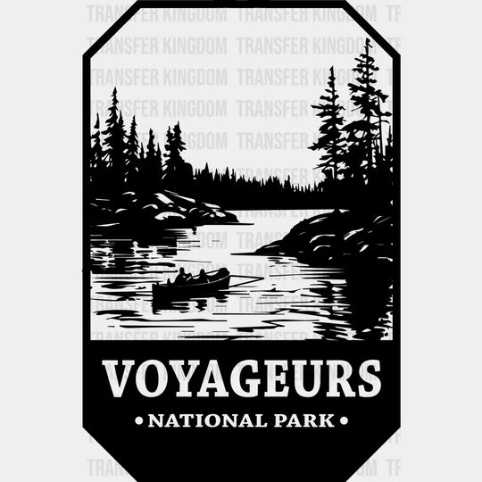 Voyageurs National Park Design - Parks Dtf Transfers Unisex S & M (10’) / Dark Color See Imaging