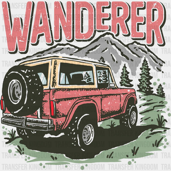 Wanderer Car 4X4 Design - Outdoor DTF heat transfer