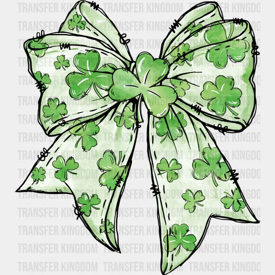 White And Green Clover - St. Patrick’s Day DTF Transfer