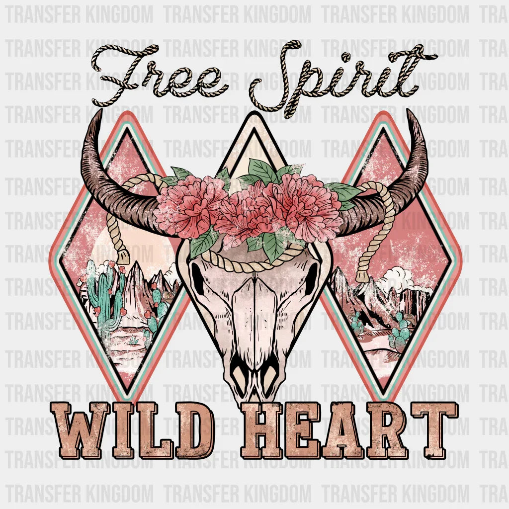 WILD HEART FREE SPIRIT - DTF heat transfer - transfer-kingdom