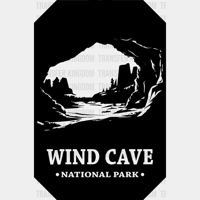 Wind Cave National Park Design - National Parks DTF Transfers