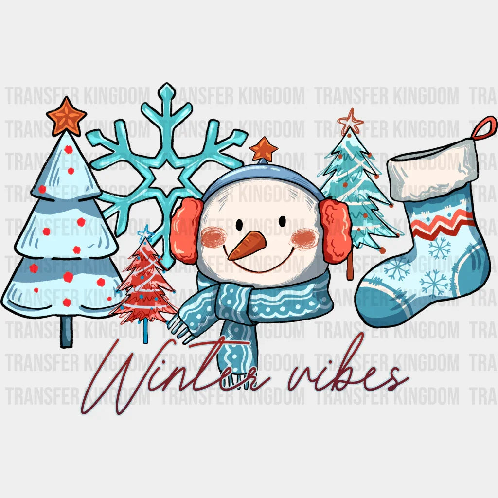 Winter Vibes - Iron On Dtf Transfer
