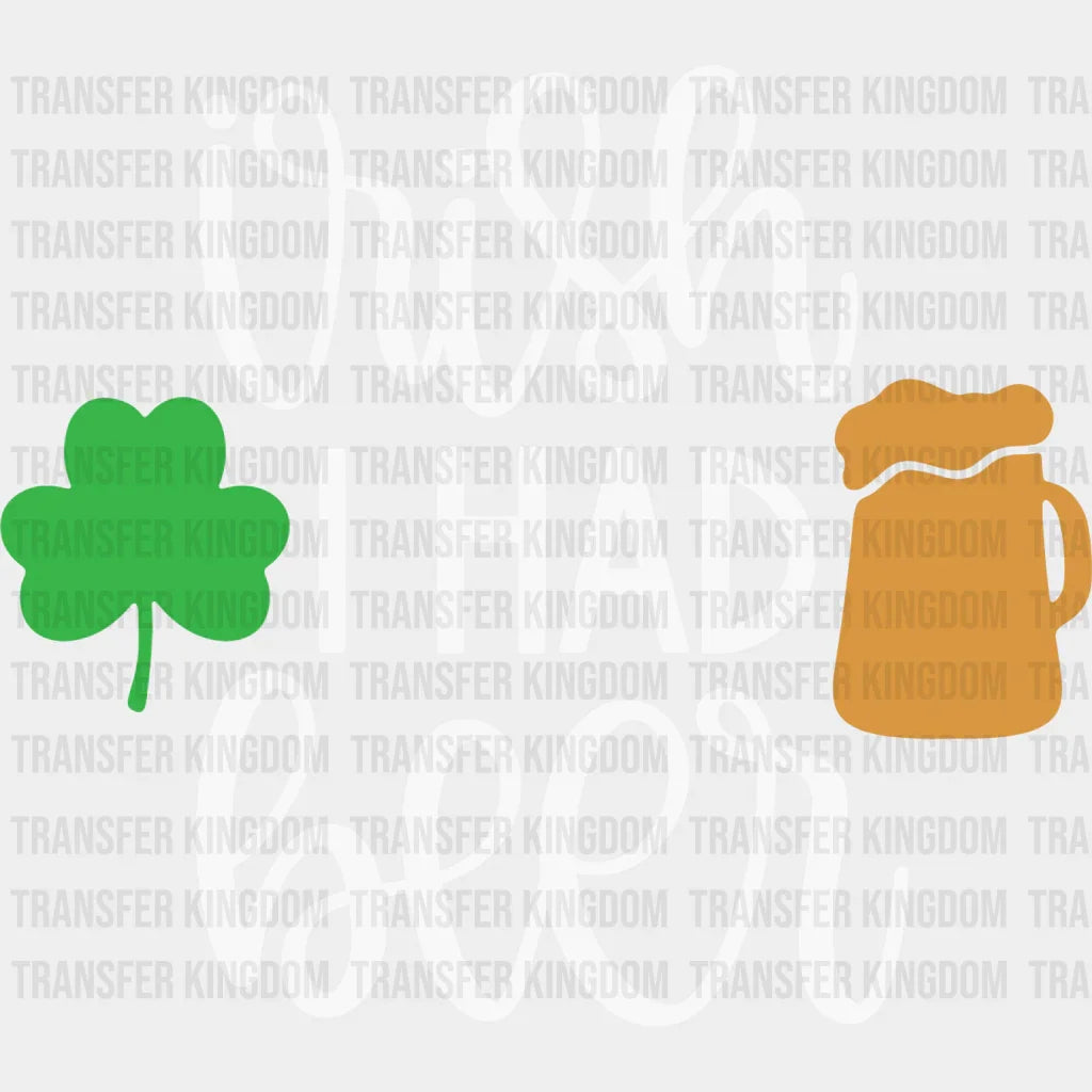 Wish I Had Beer St. Patrick's Day Design - DTF heat transfer - transfer-kingdom
