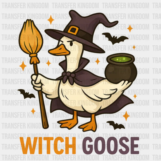 Witch Goose Halloween DTF Transfer