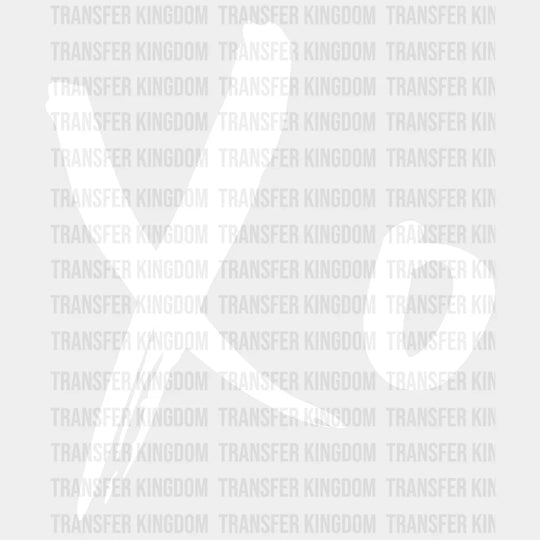 Xo Black & White Valentines Day Design - Dtf Heat Transfer Unisex S M ( 10 ) / Light Color See