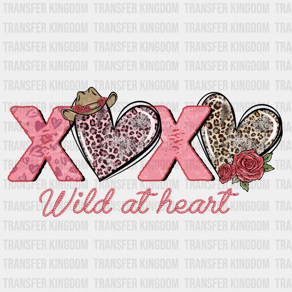 XO XO WILD AT HEART - DTF heat transfer - transfer-kingdom
