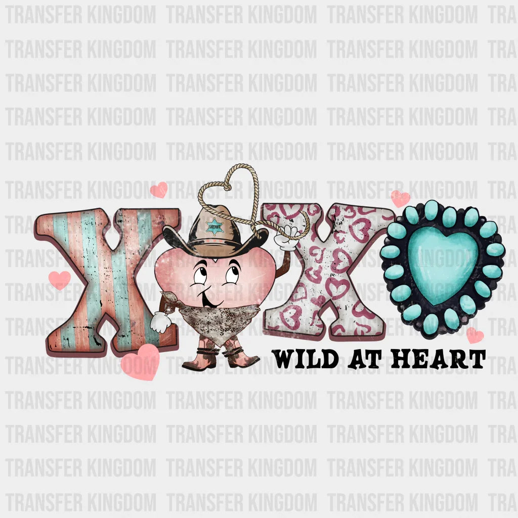 XOXO WILD AT HEART - DTF heat transfer - transfer-kingdom