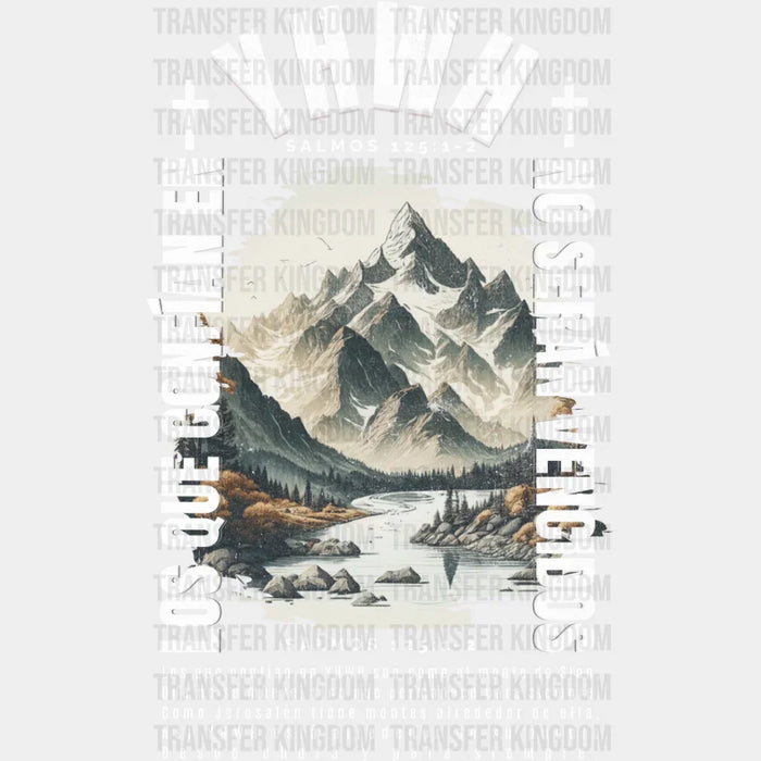 YHWH Mountain Design - Christianity DTF Transfer