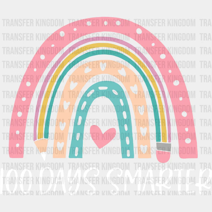 100 Day Smarter 100 Days Of School Design - DTF heat transfer
