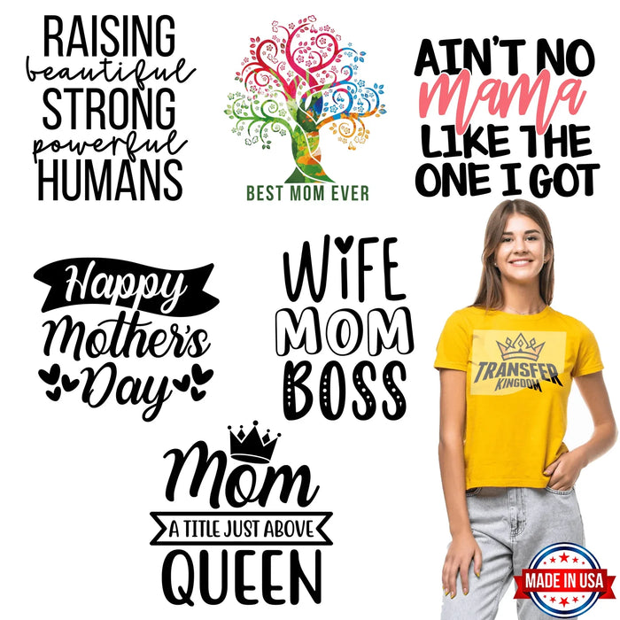 Mother's Day - Premade Gang sheet - 6 PCS 10 INCH (Version 2)