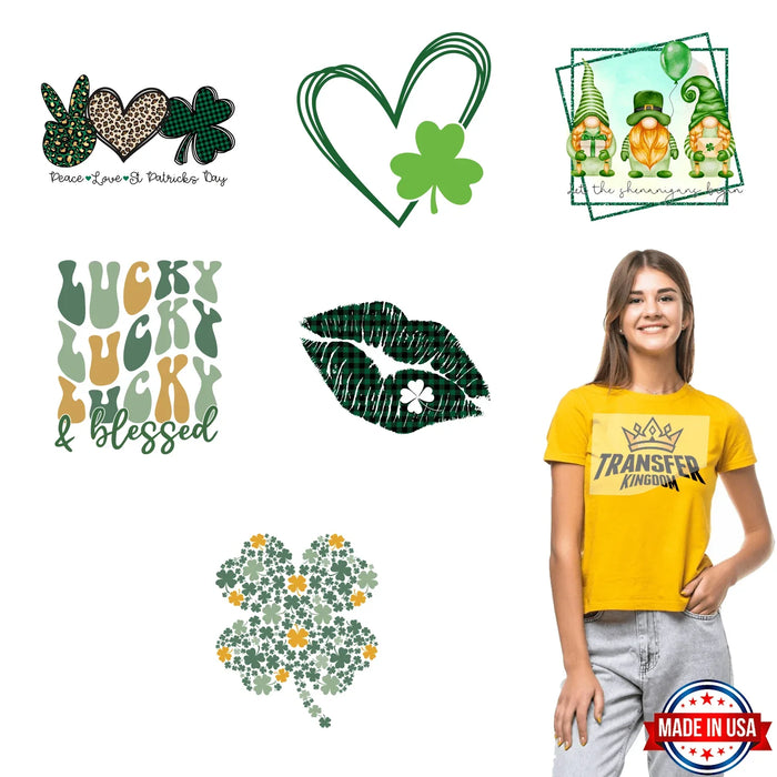 St. Patrick's Day Premade Gang sheet - 6 PCS 10 INCH (Variation 2)