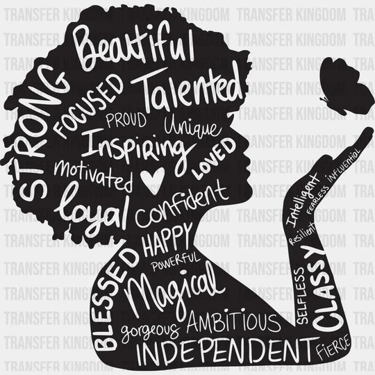 Afro Black Women design- DTF heat transfer - Transfer Kingdom