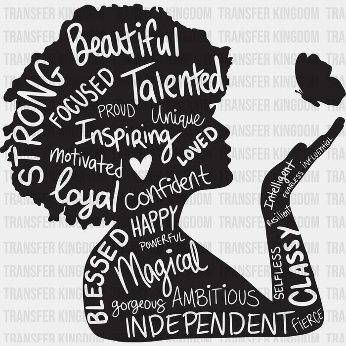 Afro Black Women design- DTF heat transfer