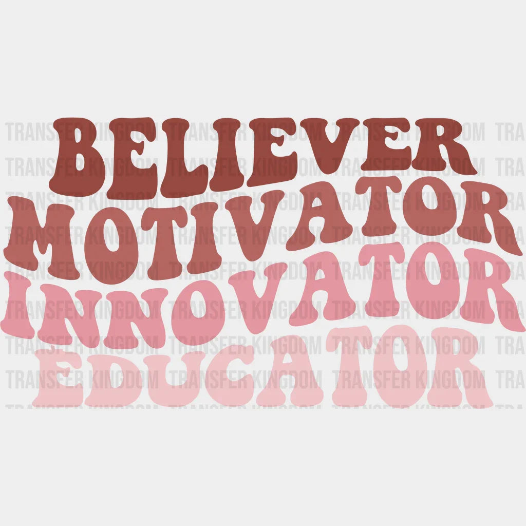 Believer... 100 Days School Design - DTF heat transfer - Transfer Kingdom