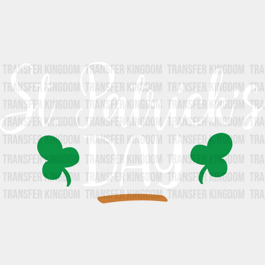 Black And White St. Patrick's Day Design - DTF heat transfer - Transfer Kingdom