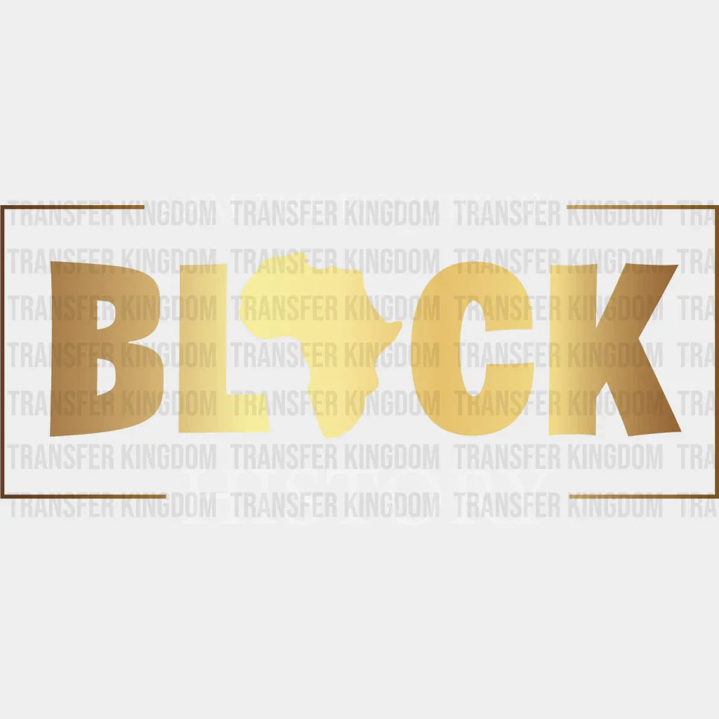 Black History - BLM design DTF heat transfer - Transfer Kingdom