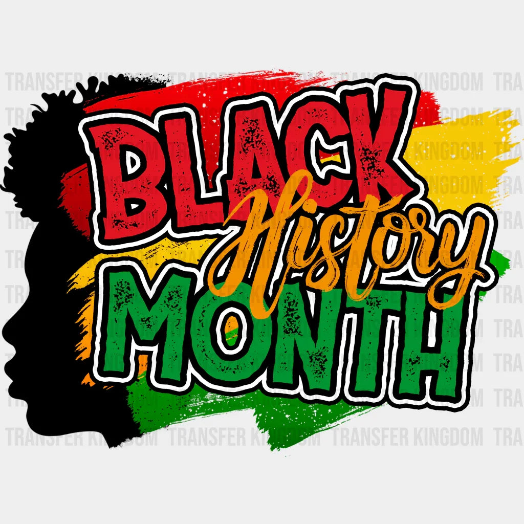 Black History Month - BLM design DTF heat transfer - Transfer Kingdom