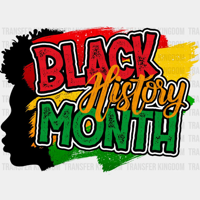 Black History Month - BLM design DTF heat transfer