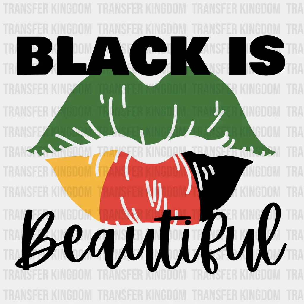Black Is Beautiful - BLM design DTF heat transfer - Transfer Kingdom