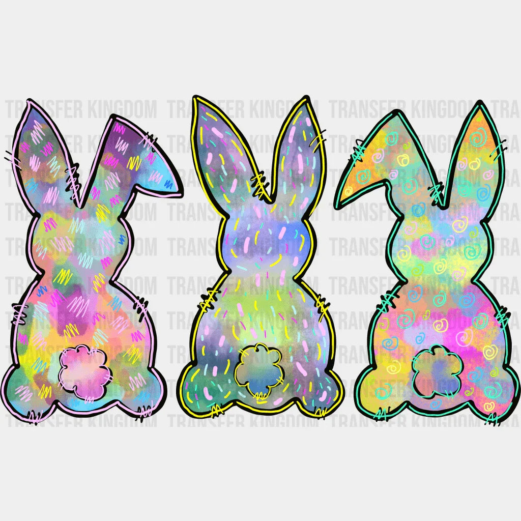 Bunnies Easter Design - DTF heat transfer - Transfer Kingdom
