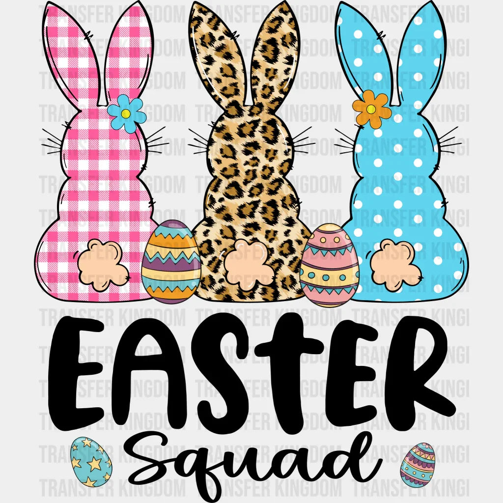 Bunnies Easter Squad Design- DTF heat transfer - Transfer Kingdom