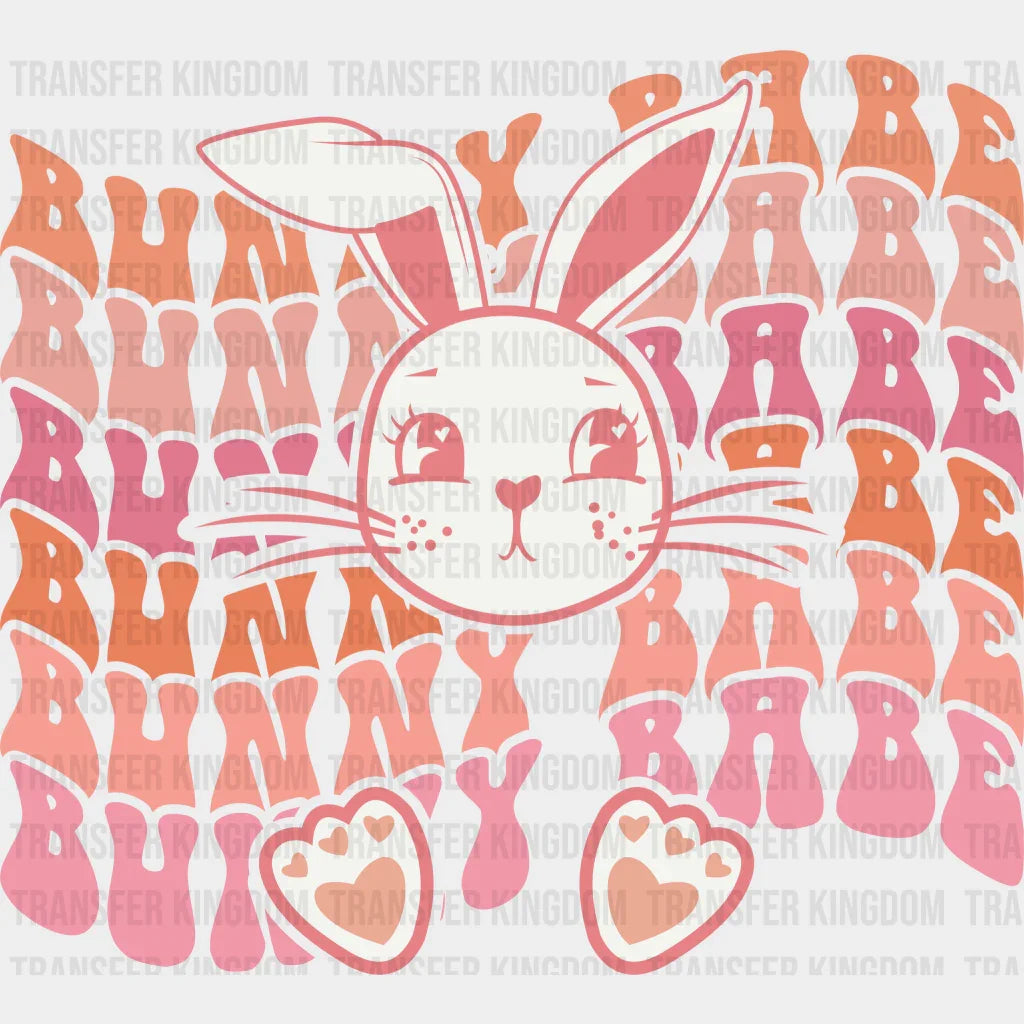 Bunny Babe Easter Design - DTF heat transfer - Transfer Kingdom