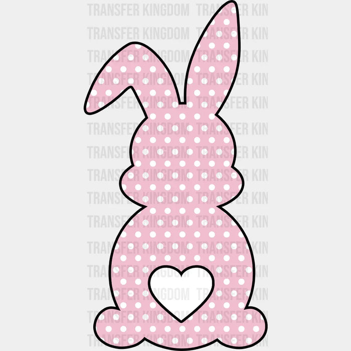 Pink Bunny Easter Design - DTF heat transfer