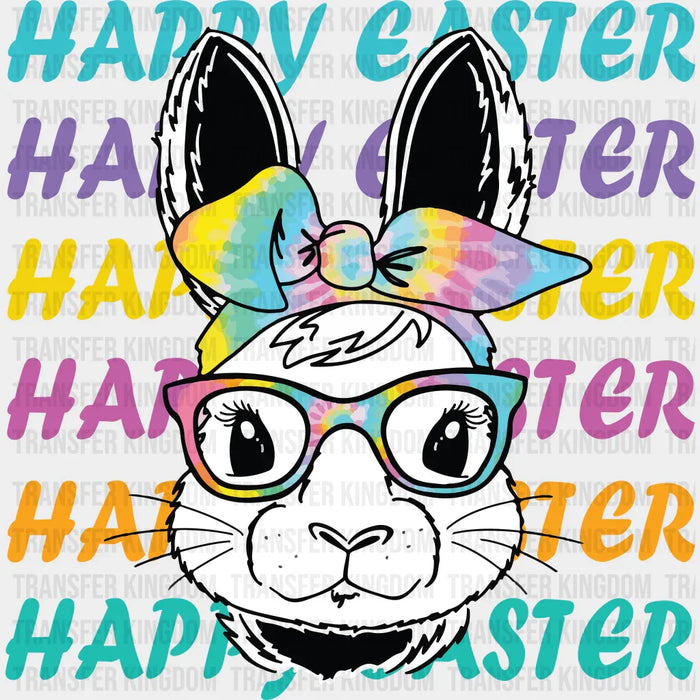 Head tie Bunny Easter Design - DTF heat transfer