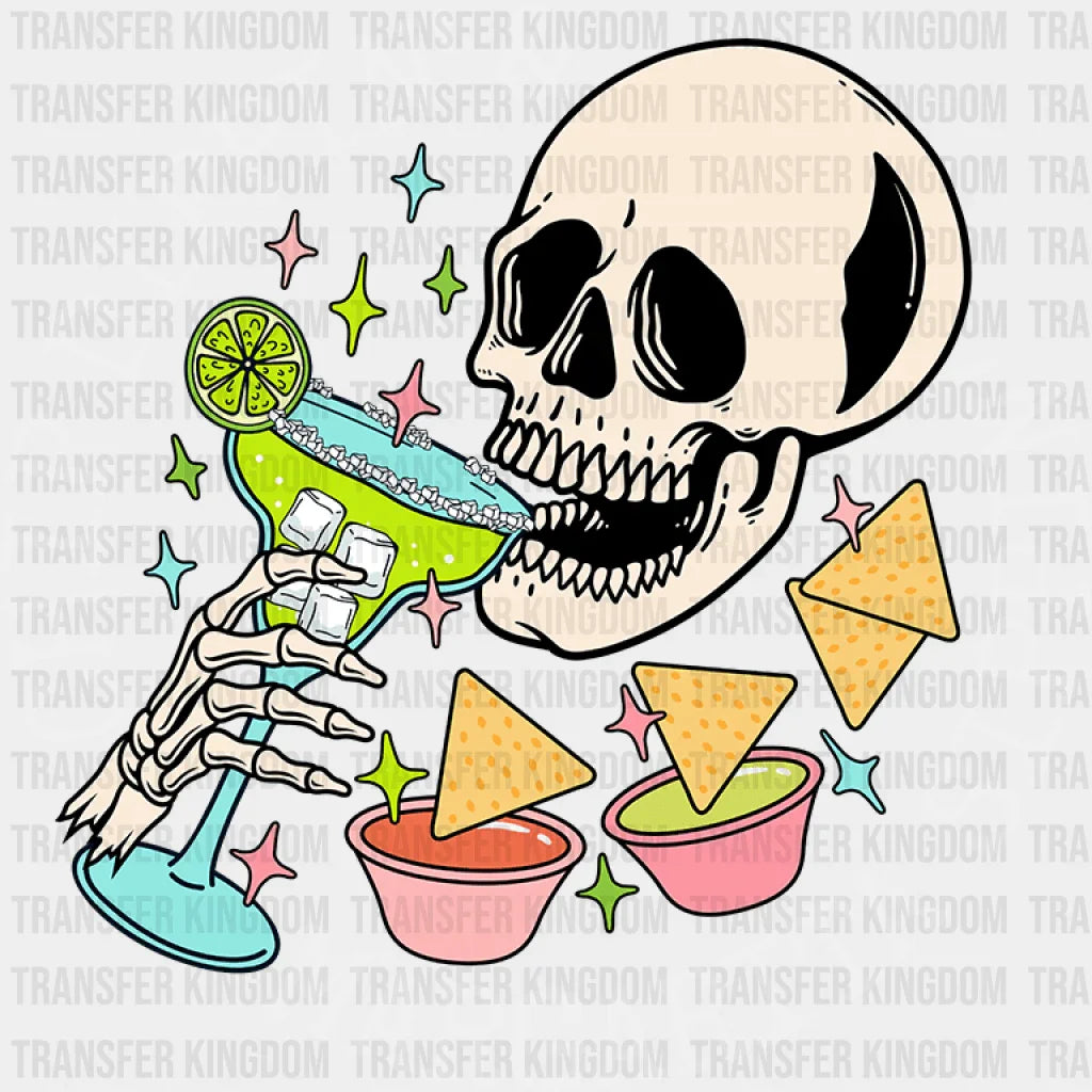 Chip Dippin' & Margarita Sippin' - Cinco De Mayo DTF heat transfer - Transfer Kingdom