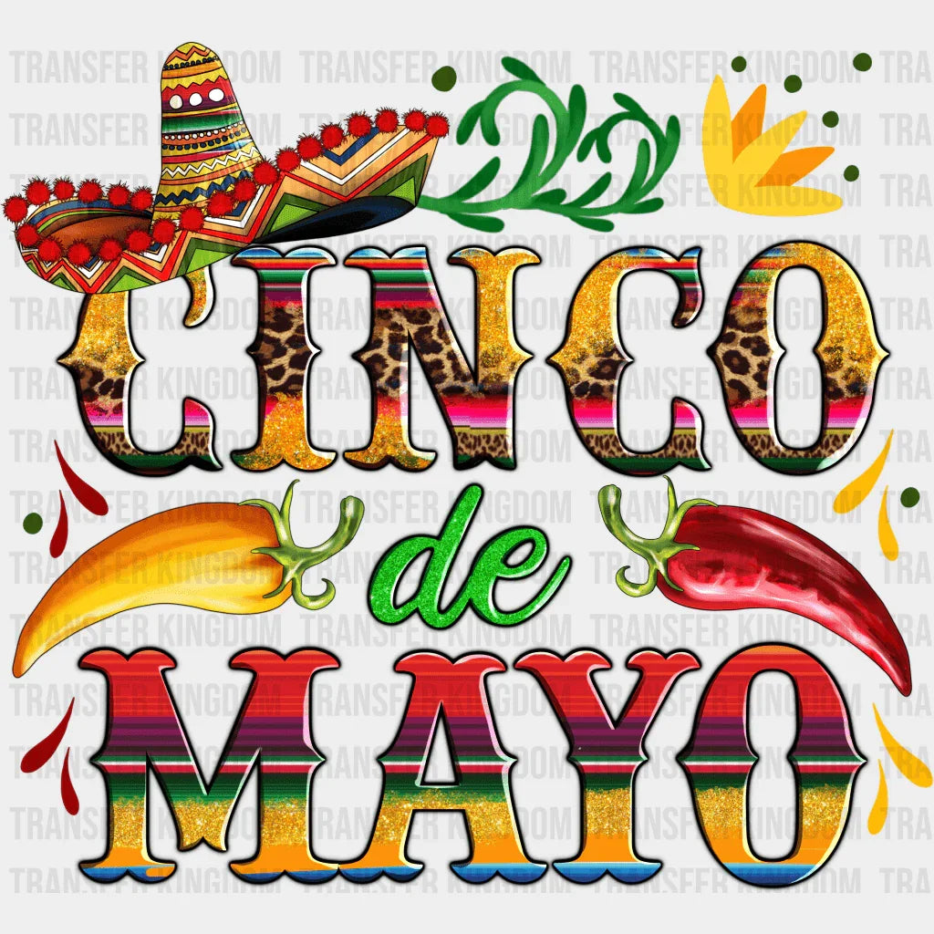 Cinco De Mayo - Cinco De Mayo DTF heat transfer - Transfer Kingdom