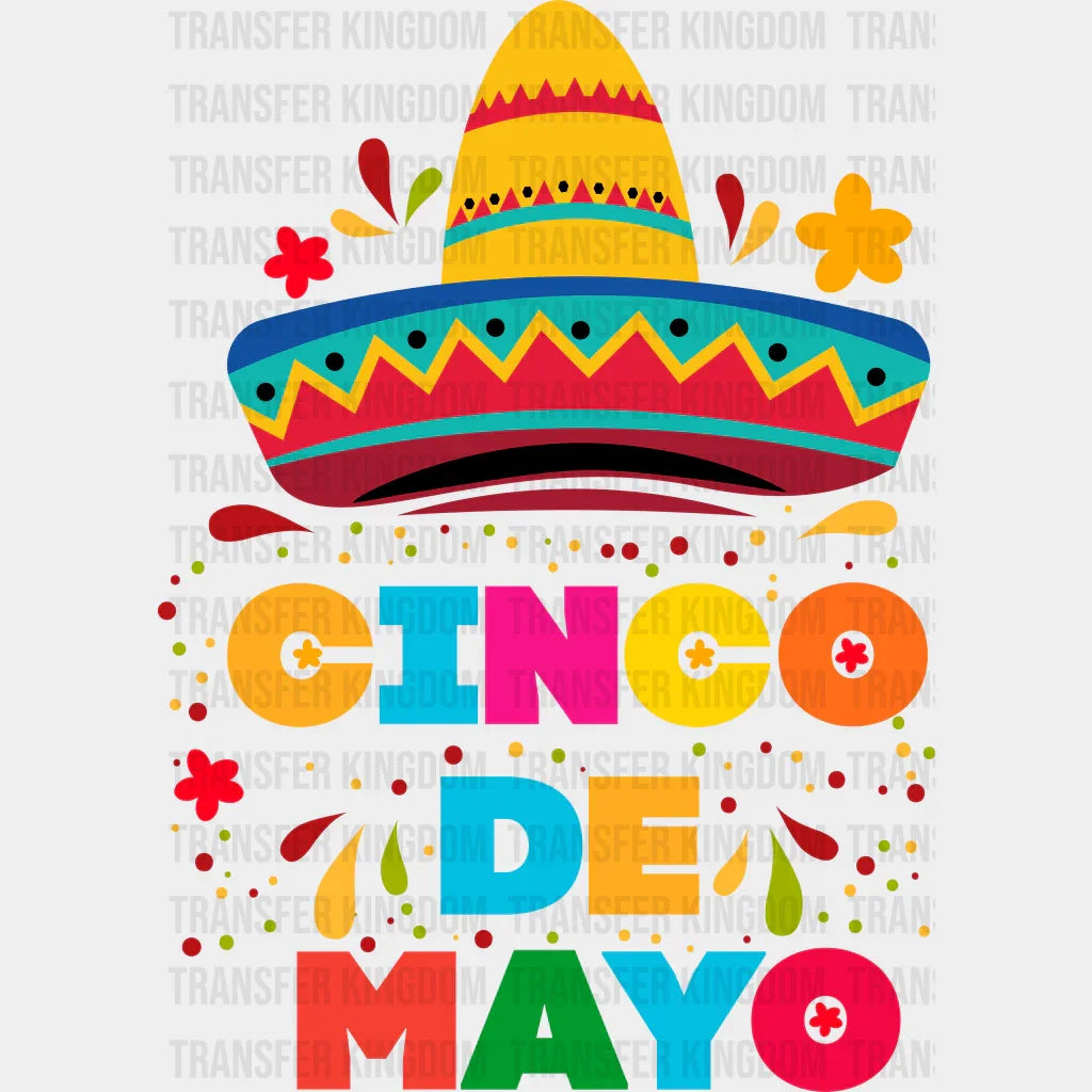 Cinco De Mayo - Cinco De Mayo DTF heat transfer - Transfer Kingdom