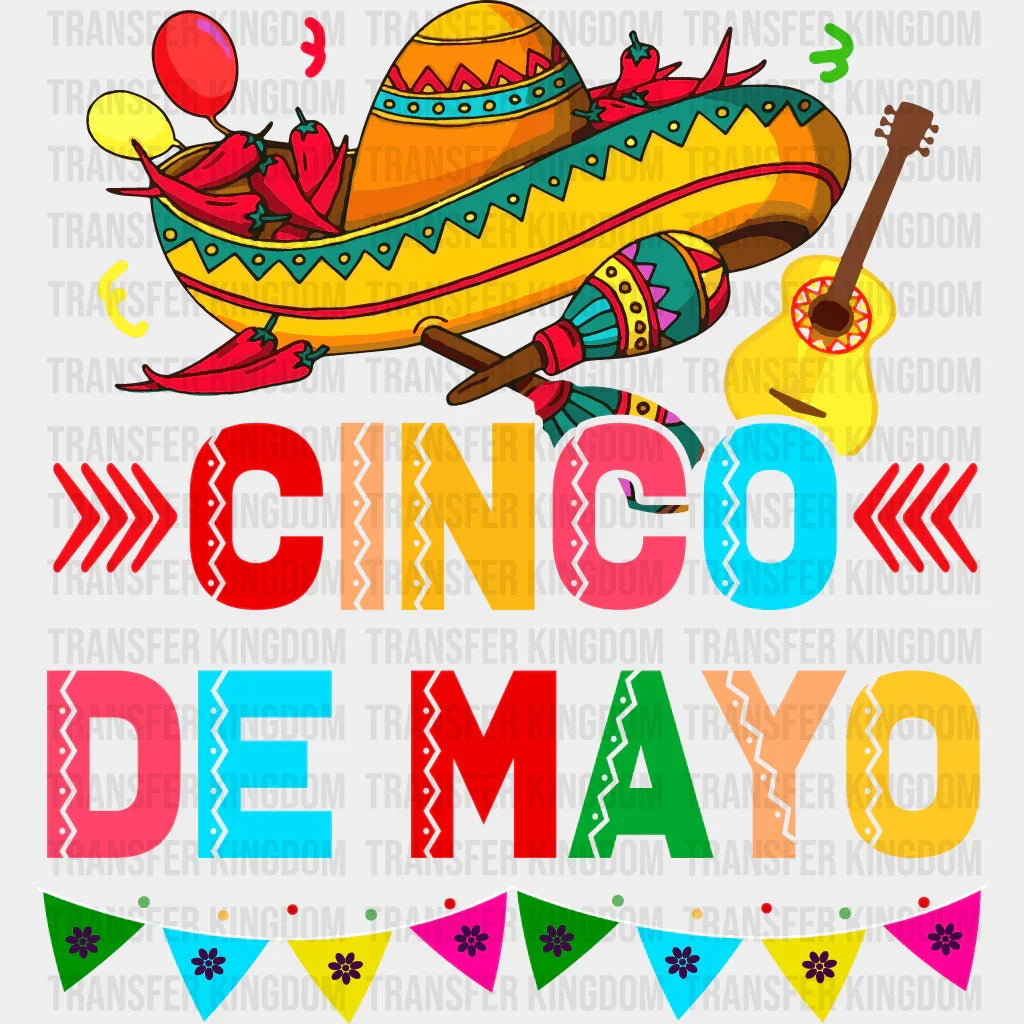 Cinco De Mayo - Cinco De Mayo DTF heat transfer - Transfer Kingdom