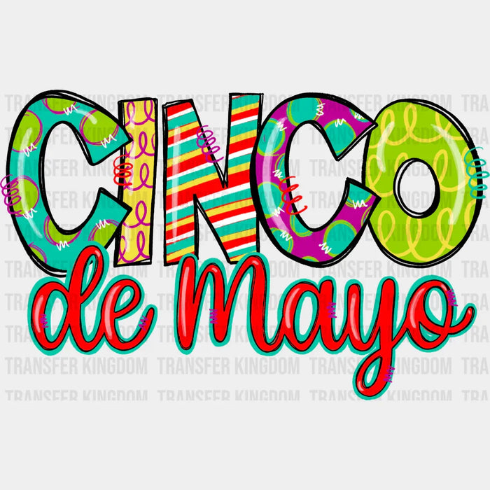 Cinco De Mayo Polka Dot - Cinco De Mayo DTF heat transfer