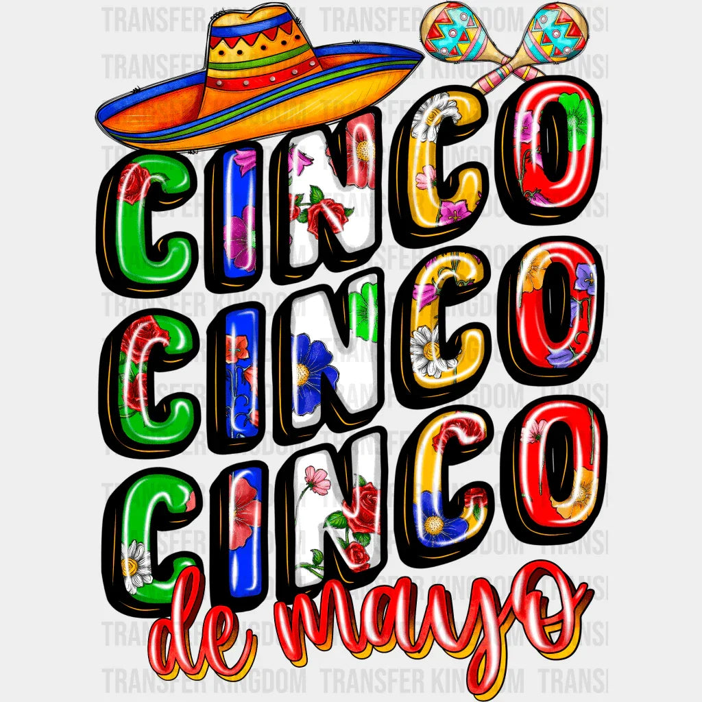 Cinco De Mayo - Cinco De Mayo DTF heat transfer - Transfer Kingdom