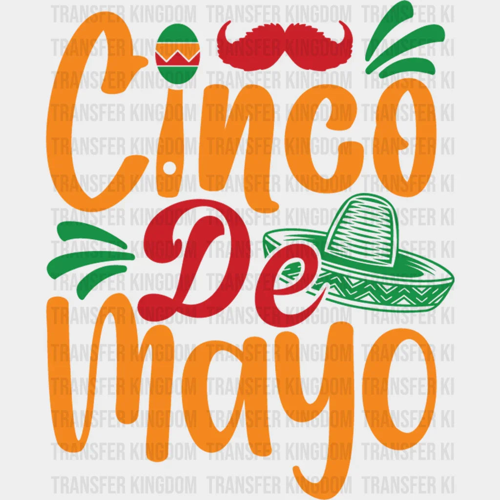 Cinco De Mayo - Cinco De Mayo DTF heat transfer - Transfer Kingdom