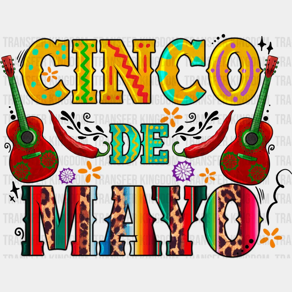 Cinco De Mayo - Cinco De Mayo DTF heat transfer - Transfer Kingdom