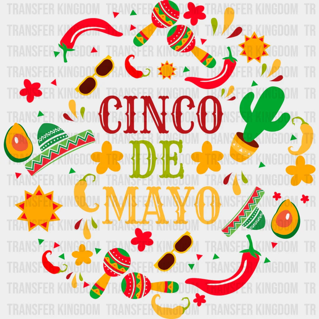 Cinco De Mayo - Cinco De Mayo DTF heat transfer - Transfer Kingdom