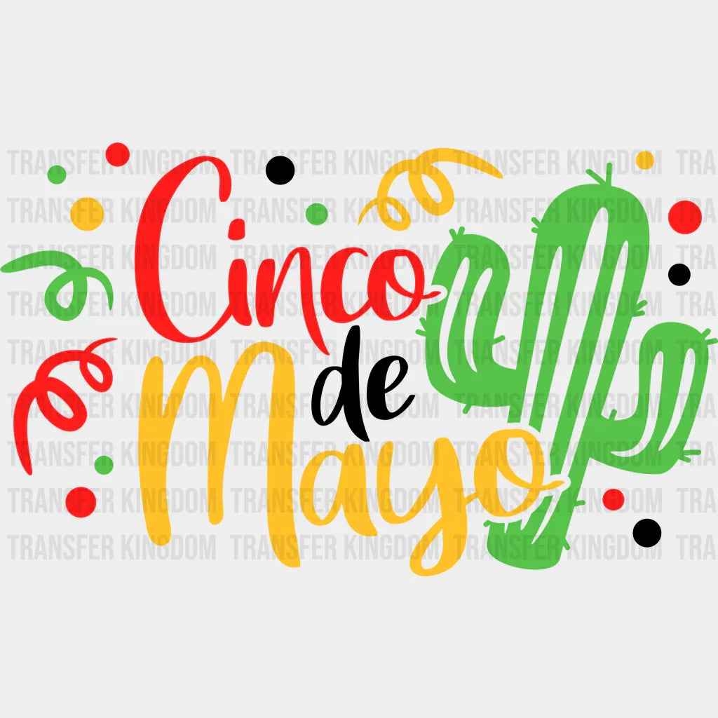 Cinco De Mayo - Cinco De Mayo DTF heat transfer - Transfer Kingdom