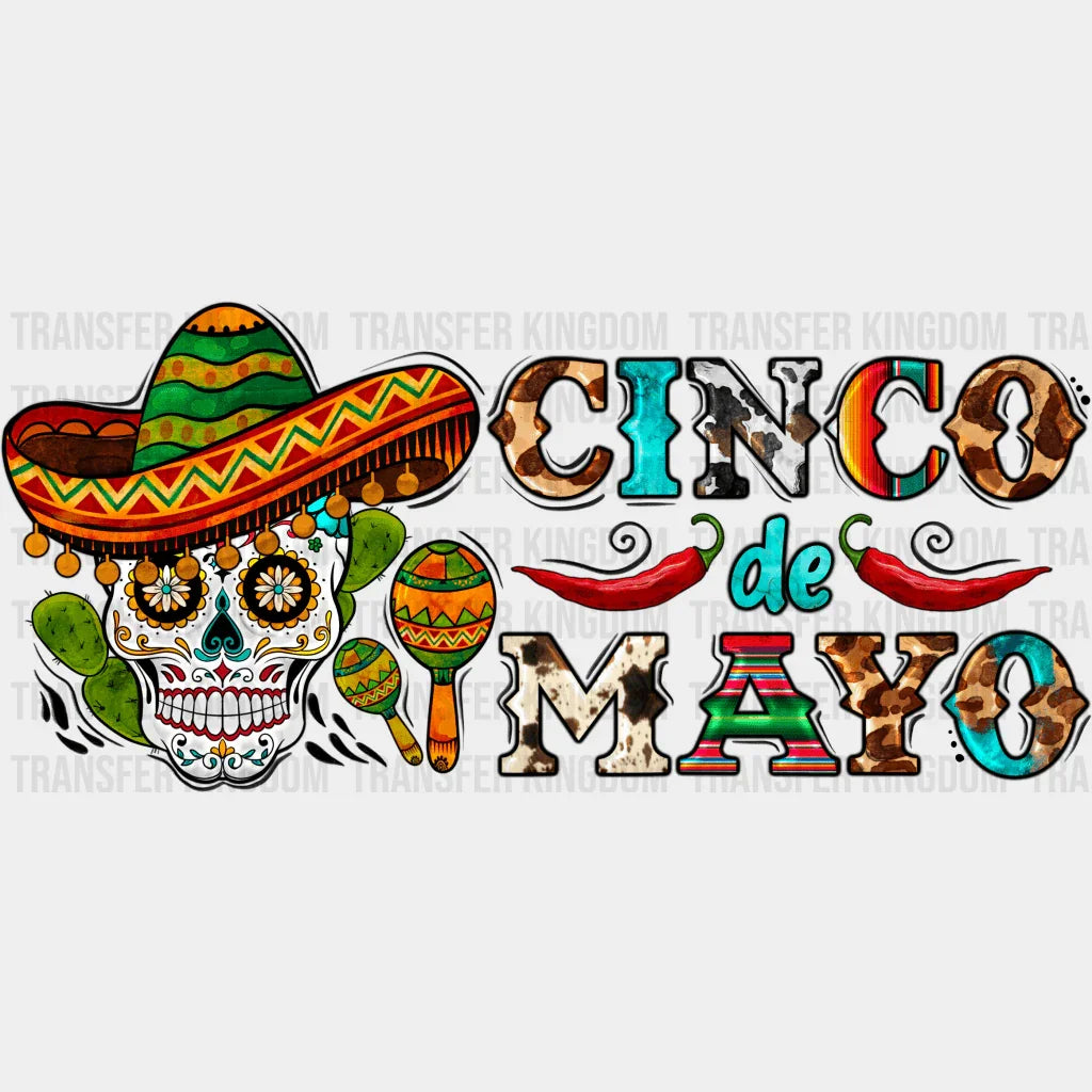 Cinco De Mayo - Cinco De Mayo DTF heat transfer - Transfer Kingdom