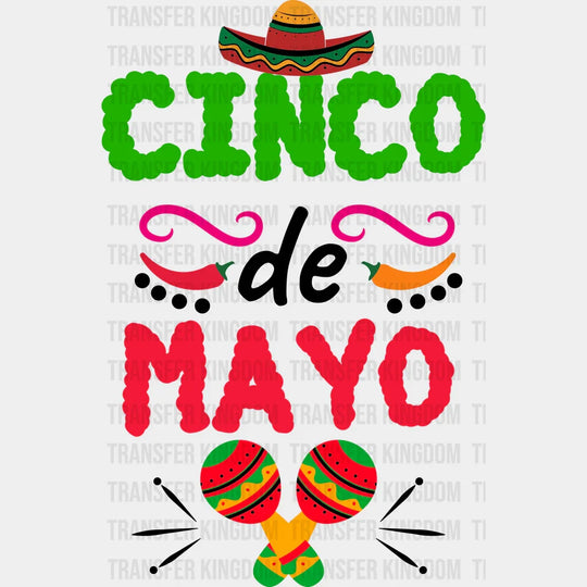 Cinco De Mayo - Cinco De Mayo DTF heat transfer - Transfer Kingdom